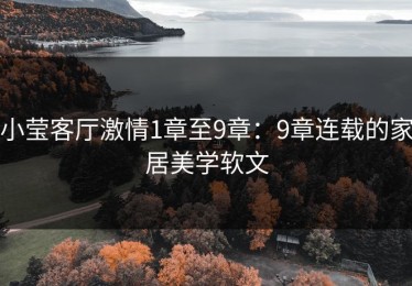 小莹客厅激情1章至9章：9章连载的家居美学软文
