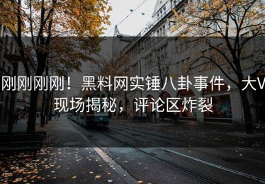 刚刚刚刚！黑料网实锤八卦事件，大V现场揭秘，评论区炸裂